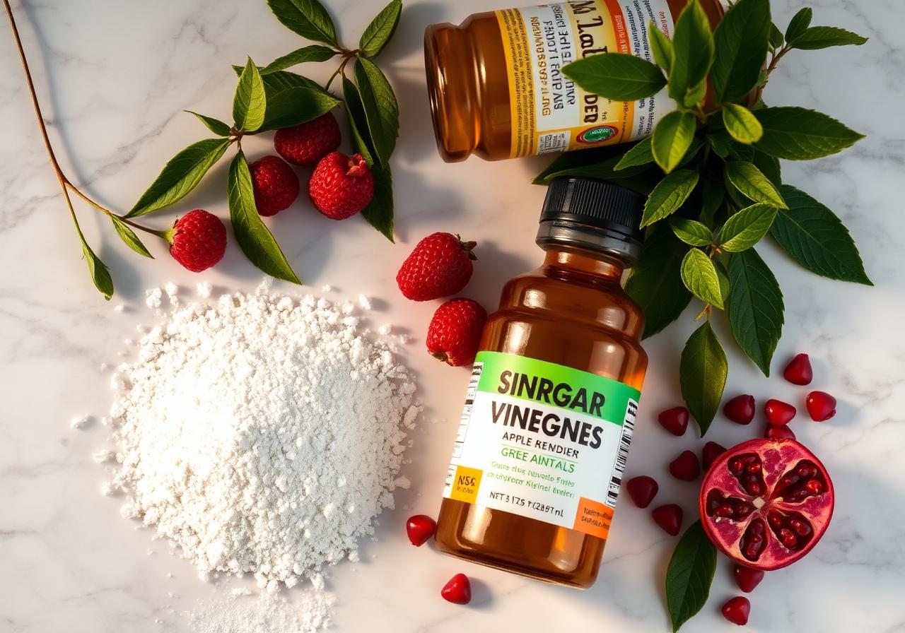 Natural ingredients in LuxOvia BHB Burn Gummies including BHB salts, raspberry, green tea, ACV